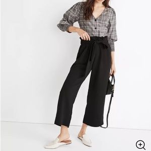Tall Tie-Waist Huston Pull-On Crop Pants